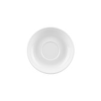 Australian Fine China Bistro Saucer - 134mm - White (Pack of 12)