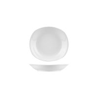 Australian Fine China Bistro Cafe & Tableware Rectangle Coupe Bowl - 202x228mm - White (Pack of 24)