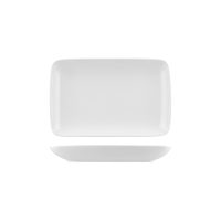 Australian Fine China Bistro Rectangular Coupe Platter - 314x203mm - White (Pack of 18)