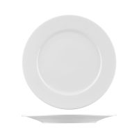 Australian Fine China Bistro Round Plate - Wide Rim - 305mm - White (Pack of 12)