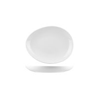 Australian Fine China Bistro Egg Shape Plate/Bowl - 189x159mm - White (Pack of 36)