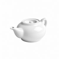 Australian Fine China Bistro Chinese Teapot & Lid - 900ml - White (Pack of 12)