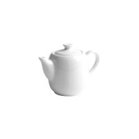 Australian Fine China Bistro Teapot & Lid - 390ml - White (Pack of 24)