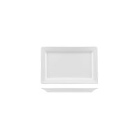 Australian Fine China Bistro Rectangular Platter - Wide Rim - 231x151mm - White (Pack of 24)