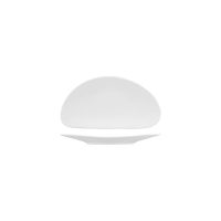 Australian Fine China Bistro Crescent Coupe Platter - 280x148mm - White (Pack of 24)