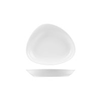 Australian Fine China Beachcomber Deep Oval Plate - 290x238mm - White (Pack of 6)