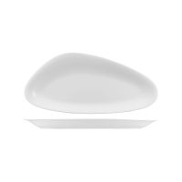 Australian Fine China Beachcomber Oval Platter - 420x190mm - White (Pack of 6)