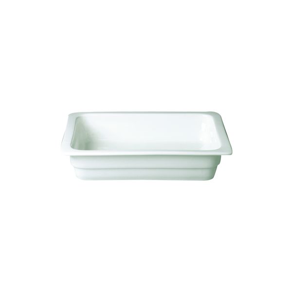 RAK Porcelain 1/2 Size Gastronorm Pan - 3300ml - White (Pack of 2)