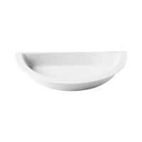 RAK Porcelain Round Divided Gastronorm Pan - 1900ml - White
