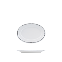 RAK Porcelain Charlotte Oval Plate - Wide Rim (Pack of 12)