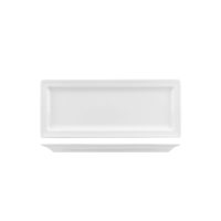 RAK Porcelain Classic Gourmet Rectangular Plate - Narrow Rim - 290x120mm - White (Pack of 12)