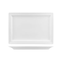 RAK Porcelain Classic Gourmet Rectangular Plate Narrow Rim - 330x230mm - White (Pack of 6)