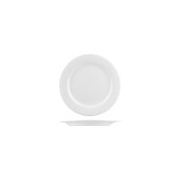 Australian Fine China Flinders Round Plate - Wide Rim - 205mm - White (Pack of 12)