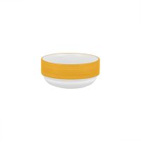 Australian Fine China Sandgroper Yellow Stackable Soup Bowl - 300ml (Pack of 12)