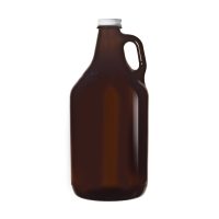 Libbey / ONIS Amber Growler With Lid - 1890ml (Pack of 6)