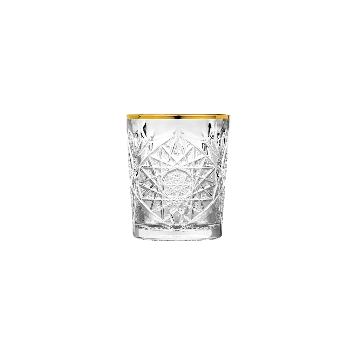 Libbey / ONIS Hobstar Double Old Fashioned - Gold Rim - 355ml (Pack of 12)