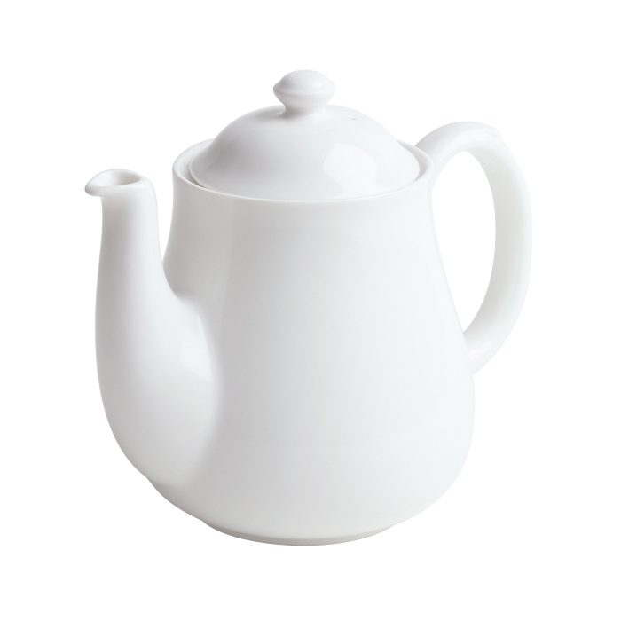 Australian Fine China Macquarie Teapot - 830ml - White (Pack of 8)