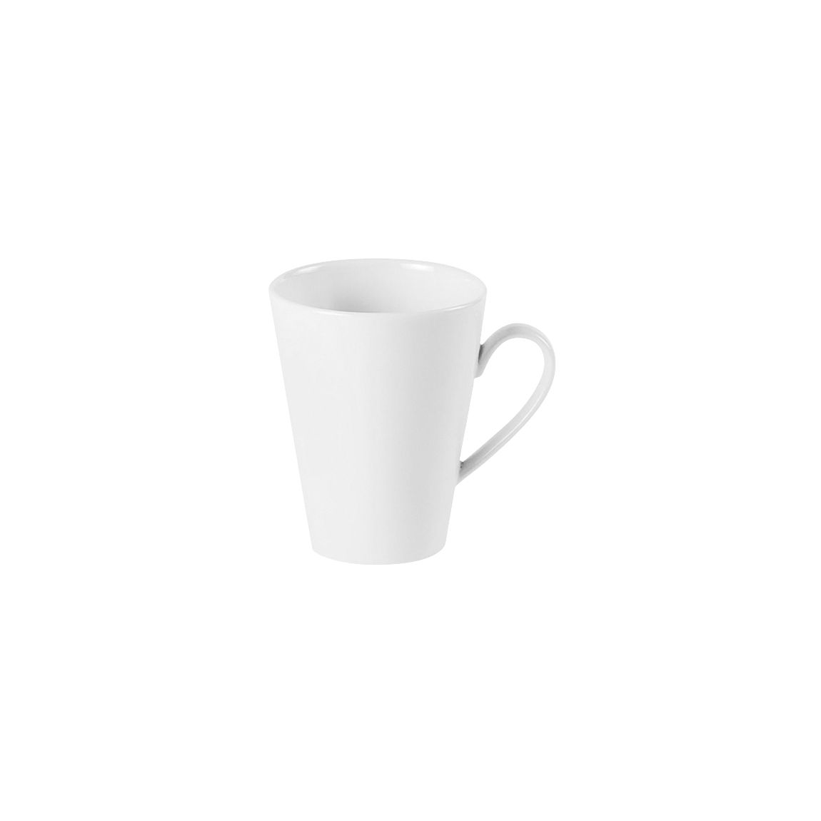 Australian Fine China Flinders Small Latte Mug - 210ml - White (Pack of 12)