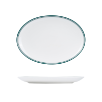 RAK Porcelain Nano Cru Green Oval Coupe Bowl - 320x230mm (Pack of 6)