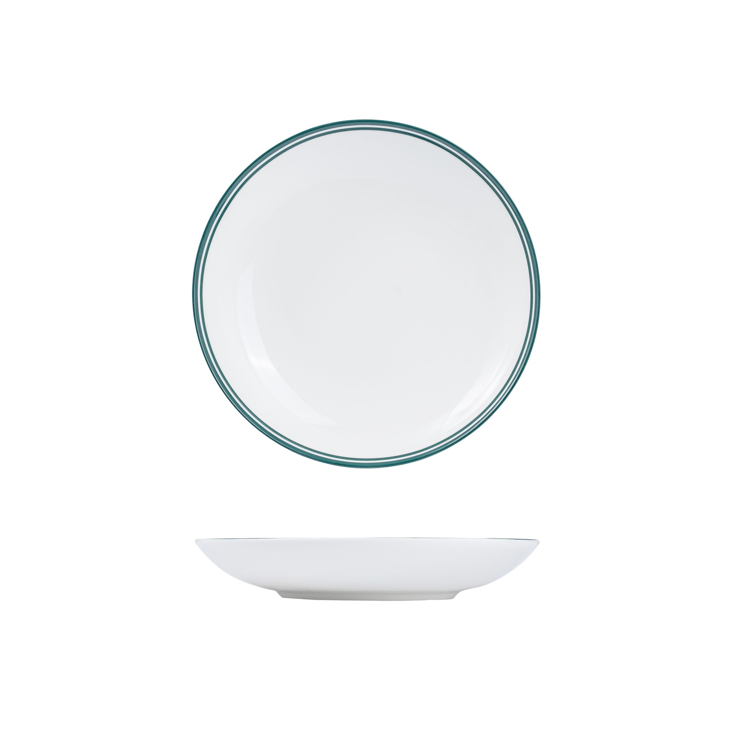 RAK Porcelain Nano Cru Green Round Bowl - 800ml (Pack of 12)