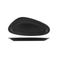 RAK Porcelain Neofusion Black Volcano Oval Coupe Platter - 420x190mm (Pack of 6)