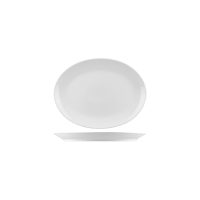 RAK Porcelain Nano Oval Coupe Plate - 210x150mm - White (Pack of 12)