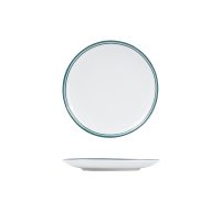 RAK Porcelain Nano Cru Green Round Coupe Plate - 210mm (Pack of 12)