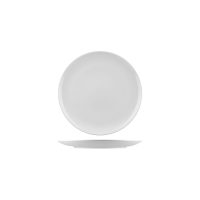 RAK Porcelain Nano Round Coupe Plate - 210mm - White (Pack of 12)
