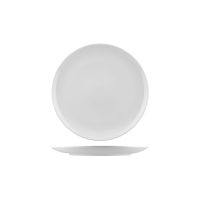 RAK Porcelain Nano Round Coupe Plate - 240mm - White (Pack of 12)