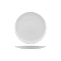 RAK Porcelain Nano Round Coupe Plate - 270mm - White (Pack of 12)
