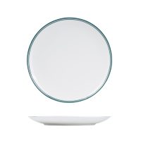 RAK Porcelain Nano Cru Green Round Coupe Plate - 290mm (Pack of 12)