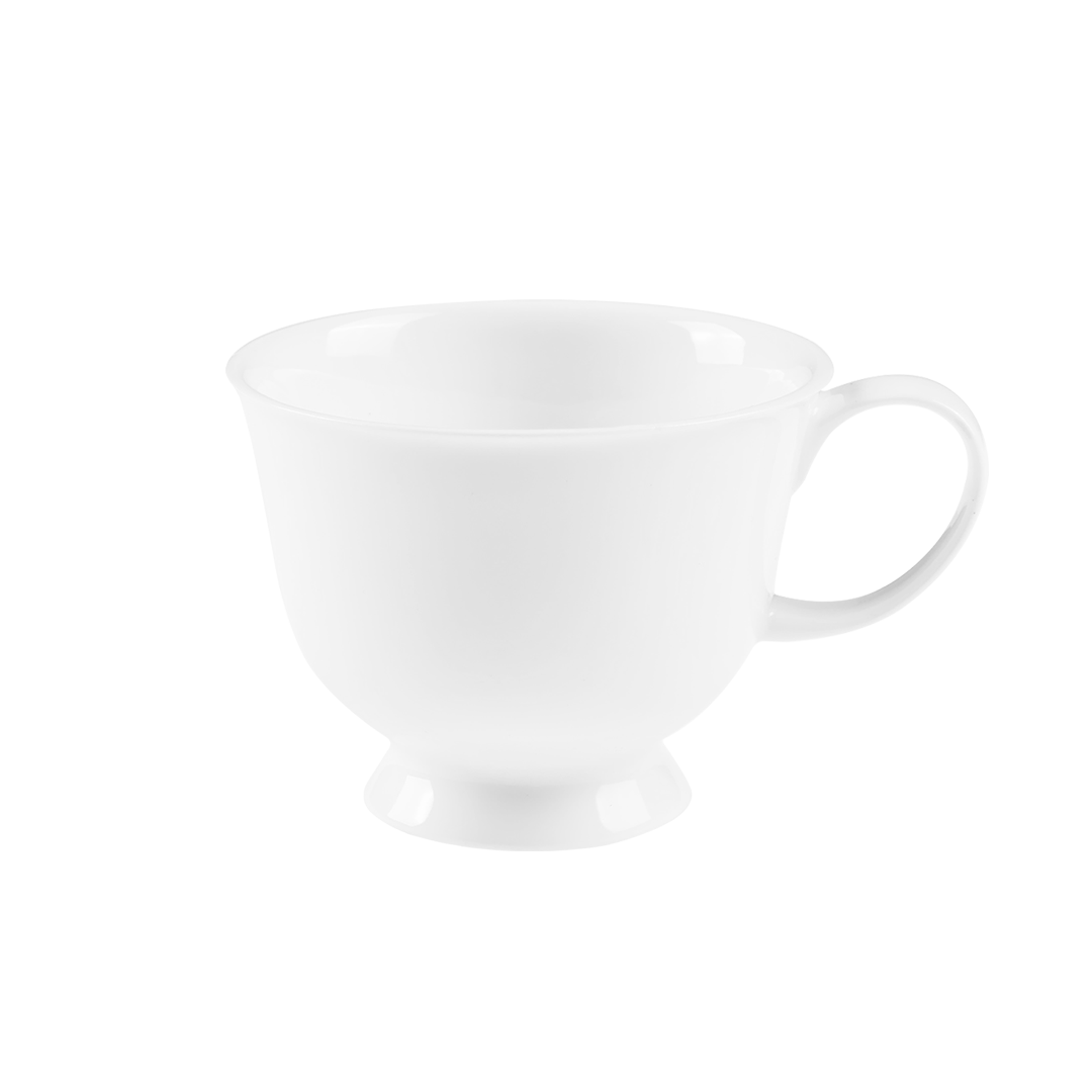 Le Ballet Bravura Tea Cup Footed - 230ml - White (Pack of 12)