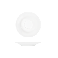 Le Ballet Bravura Saucer To Suit Tea Cup R10-0026 - 170mm - White (Pack of 12)