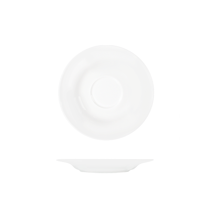 Le Ballet Bravura Saucer To Suit Tea Cup R10-0026 - 170mm - White (Pack of 12)