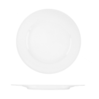 Le Ballet Bravura Round Plate - Wide Rim - 280mm - White (Pack of 12)