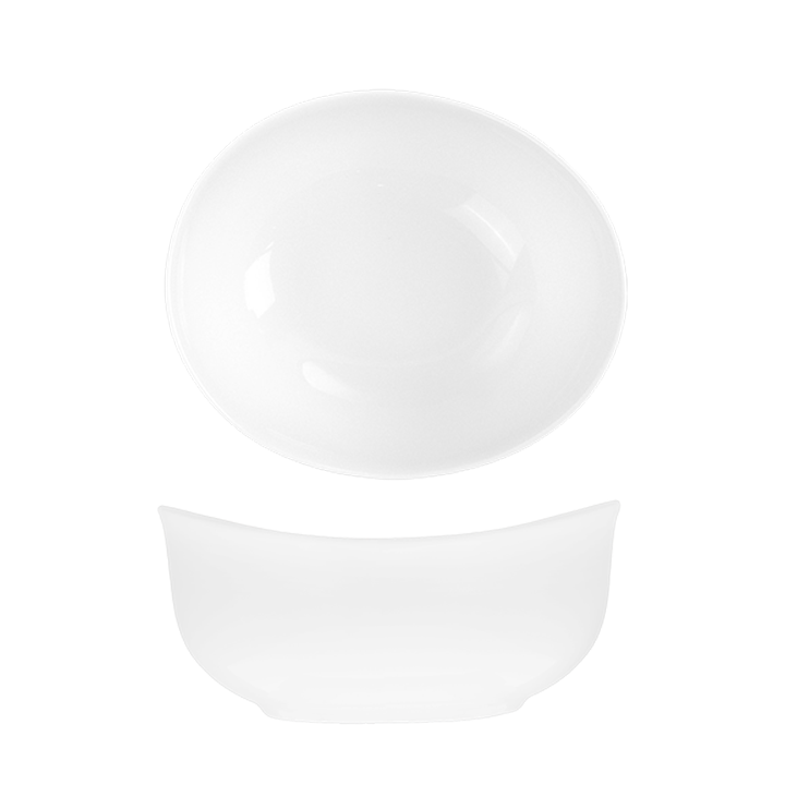 Le Ballet Bravura Salad Oval Bowl - 830ml - White (Pack of 6)