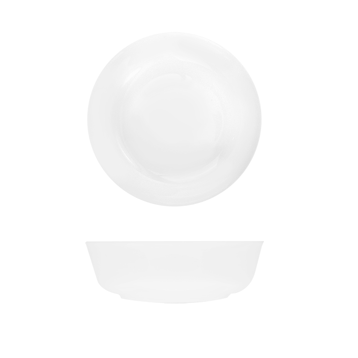 Le Ballet Bravura Cereal Bowl - Low - 500ml - White (Pack of 12)