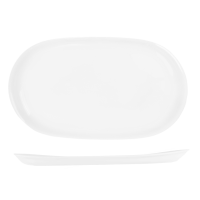 Le Ballet Bravura Coupe Serving Platter - 550x330mm - White (Pack of 6)