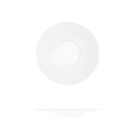 Le Ballet Fedra Saucer - 130mm - White (Pack of 12)