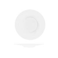 Le Ballet Fedra Saucer - 150mm - White (Pack of 12)