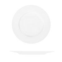 Le Ballet Fedra Round Plate - Flat Wide Rim - 270mm - White (Pack of 12)