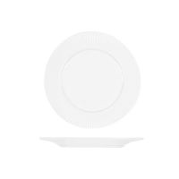 Le Ballet Spectra Round Plate - Flat Wide Rim - 160mm - White (Pack of 24)