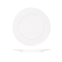 Le Ballet Spectra Round Plate - Flat Wide Rim - 220mm - White (Pack of 12)