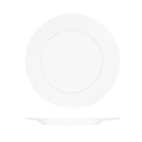 Le Ballet Spectra Round Plate - Flat Wide Rim - 270mm - White (Pack of 12)
