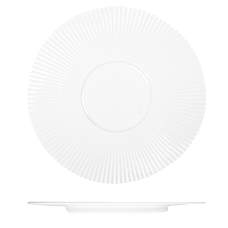 Le Ballet Spectra Gourmet Plate - Flat Wide Rim - 290mm - White (Pack of 12)
