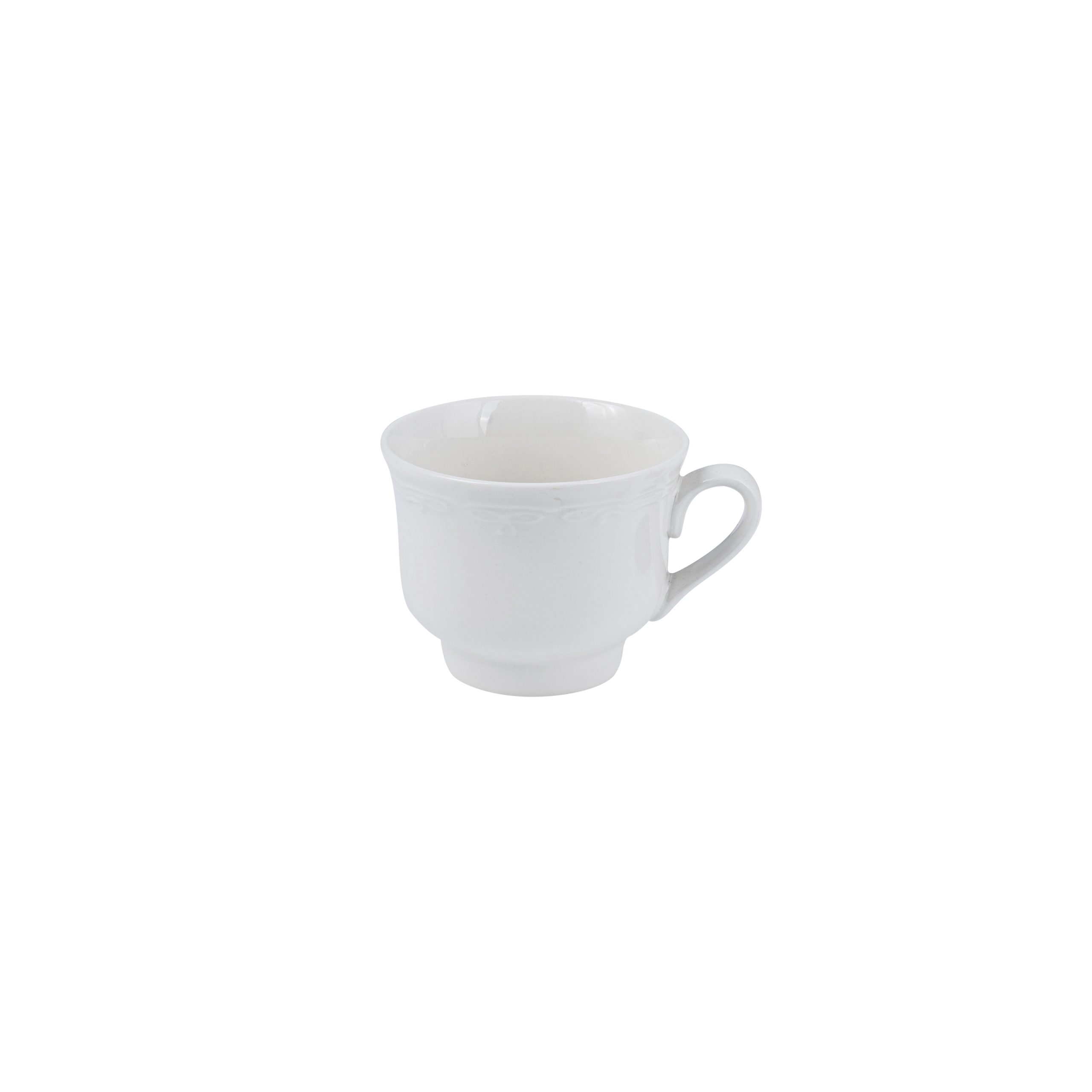 Australian Fine China Renaissance Tea Cup - 220ml - White (Pack of 72)