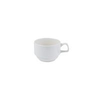 Australian Fine China Renaissance Stackable Tea / Coffee Cup - 200ml - White (Pack of 72)