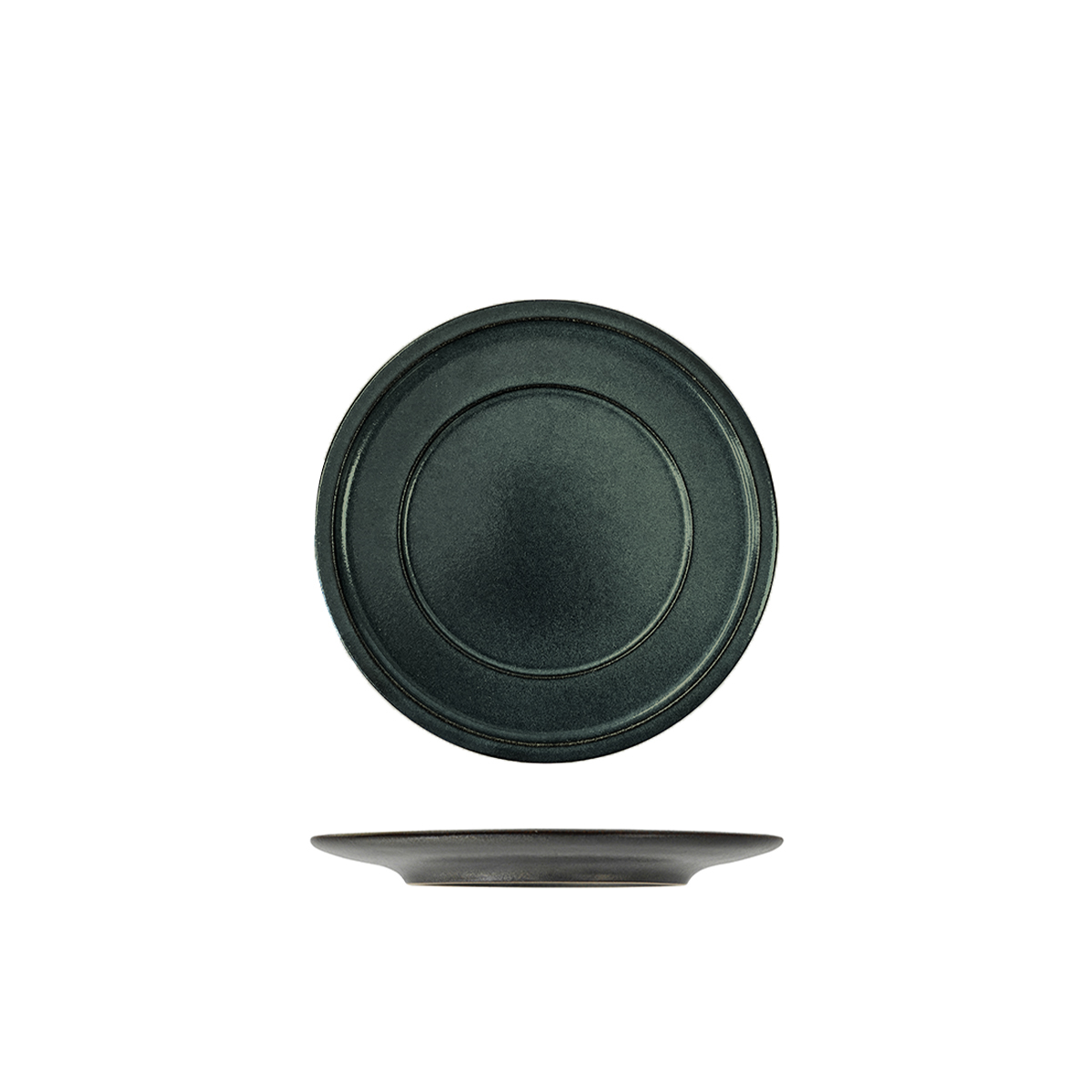 Rakstone Caldera Round Plate - Wide Rim - 200mm (Pack of 24)