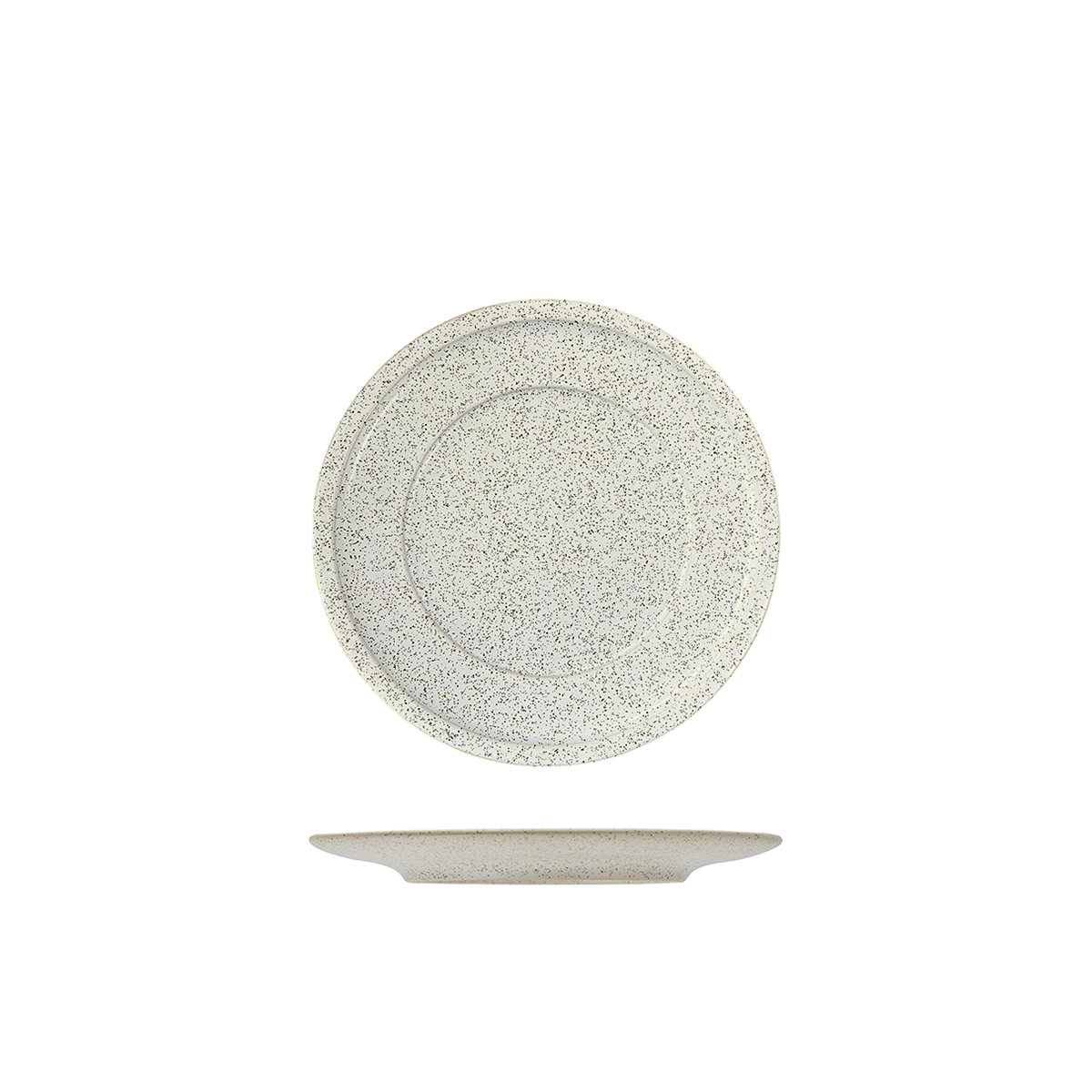 Rakstone Clay Round Plate - Wide Rim - 200mm (Pack of 24)