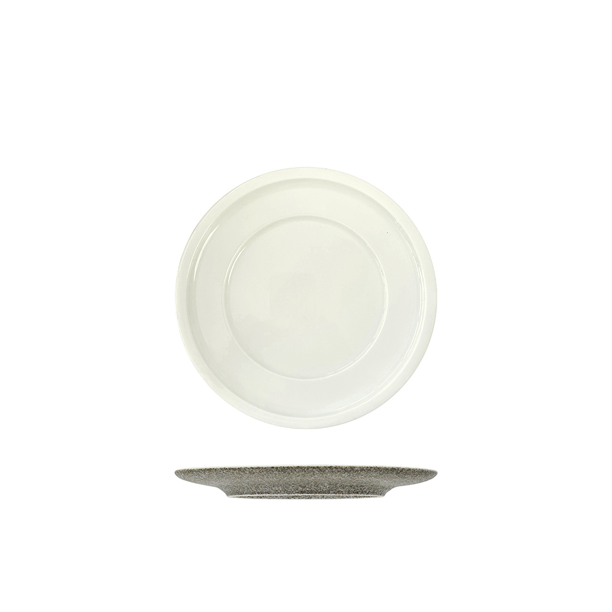 Rakstone Dual Round Plate - Wide Rim - 200mm (Pack of 24)